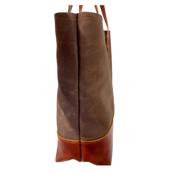 Portland Leather Brown Big Big Tote - Brand New - Picture 6 of 8